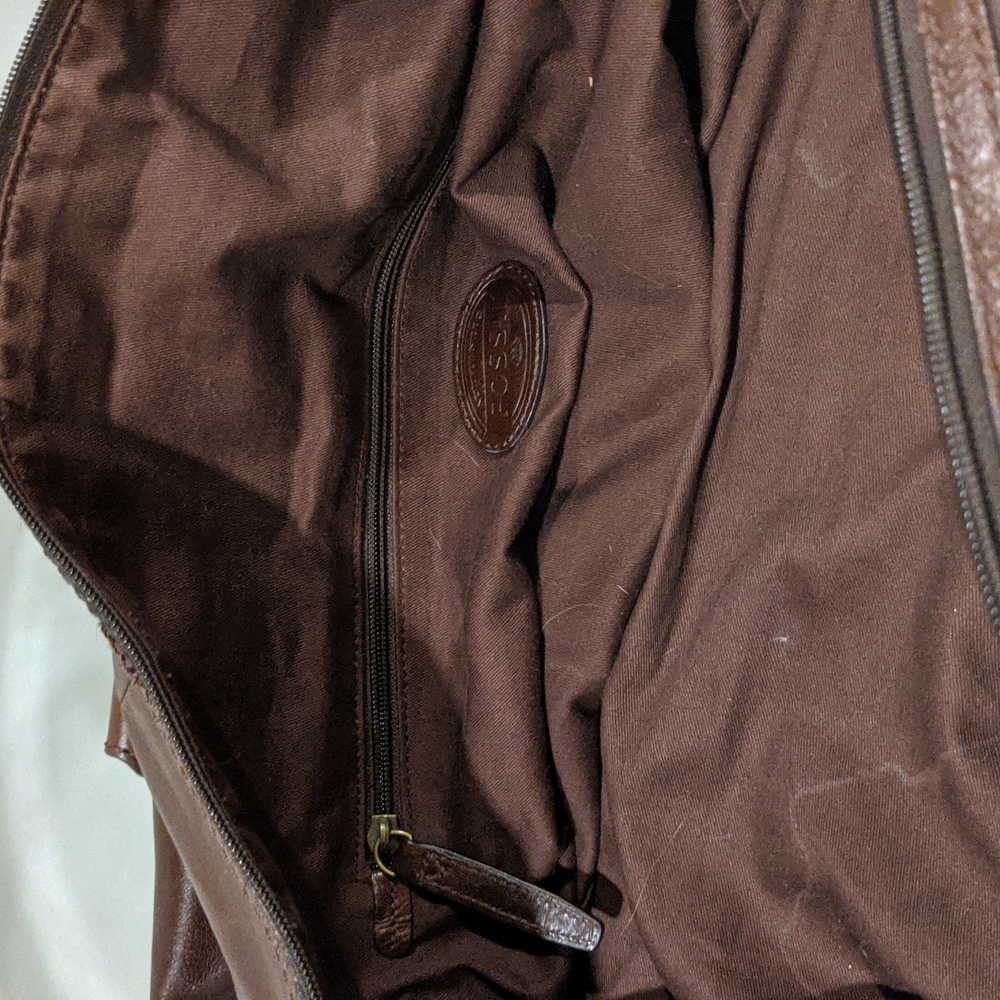 Fossil Leather Duffle Bag - Picture 6 of 6